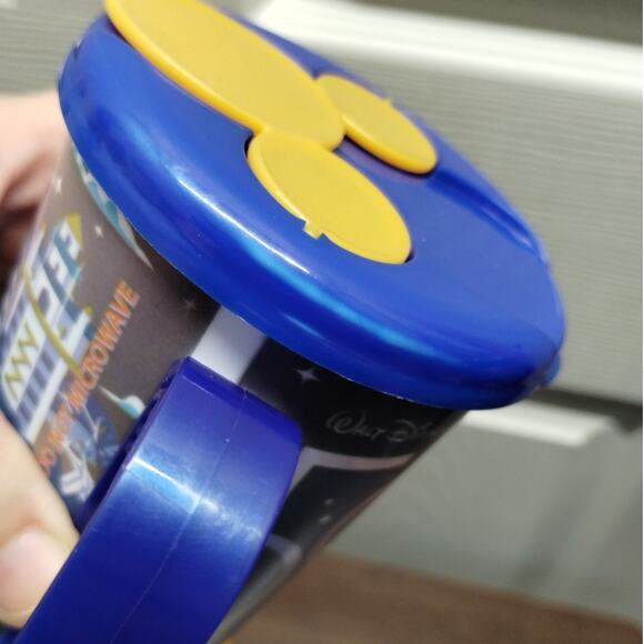 Set of Two Walt Disney World 50th Anniversary Whirly Refillable Mugs & Lids - Picture 9 of 9